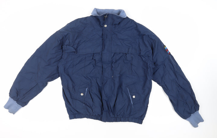 Odlo Mens Blue Jacket Size M Zip