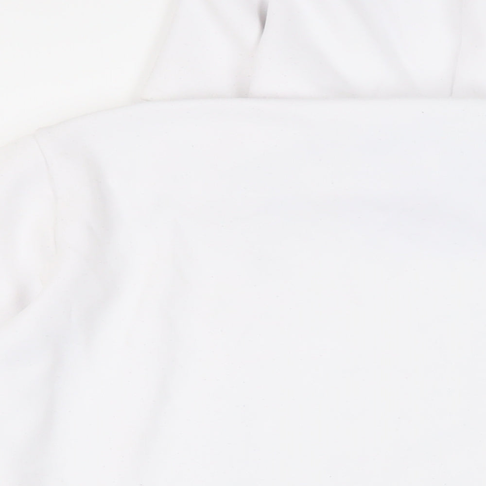 Polo Ralph Lauren Mens White Cotton Full Zip Hoodie Size XL - Logo Pockets