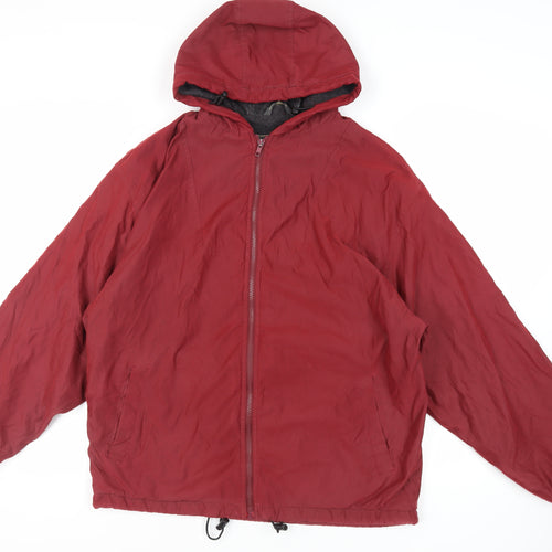Naturalife Womens Red Jacket Size L Zip