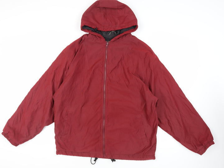Naturalife Womens Red Jacket Size L Zip