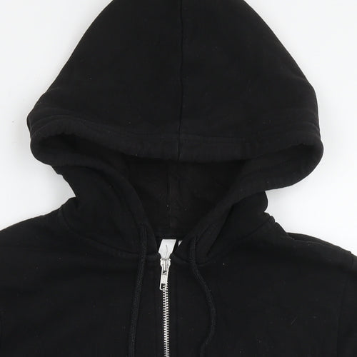 Divided by H&M Mens Black Cotton Full Zip Hoodie Size M