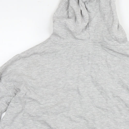 H&M Girls Grey Cotton Pullover Hoodie Size 12-13 Years Pullover - New York Cropped