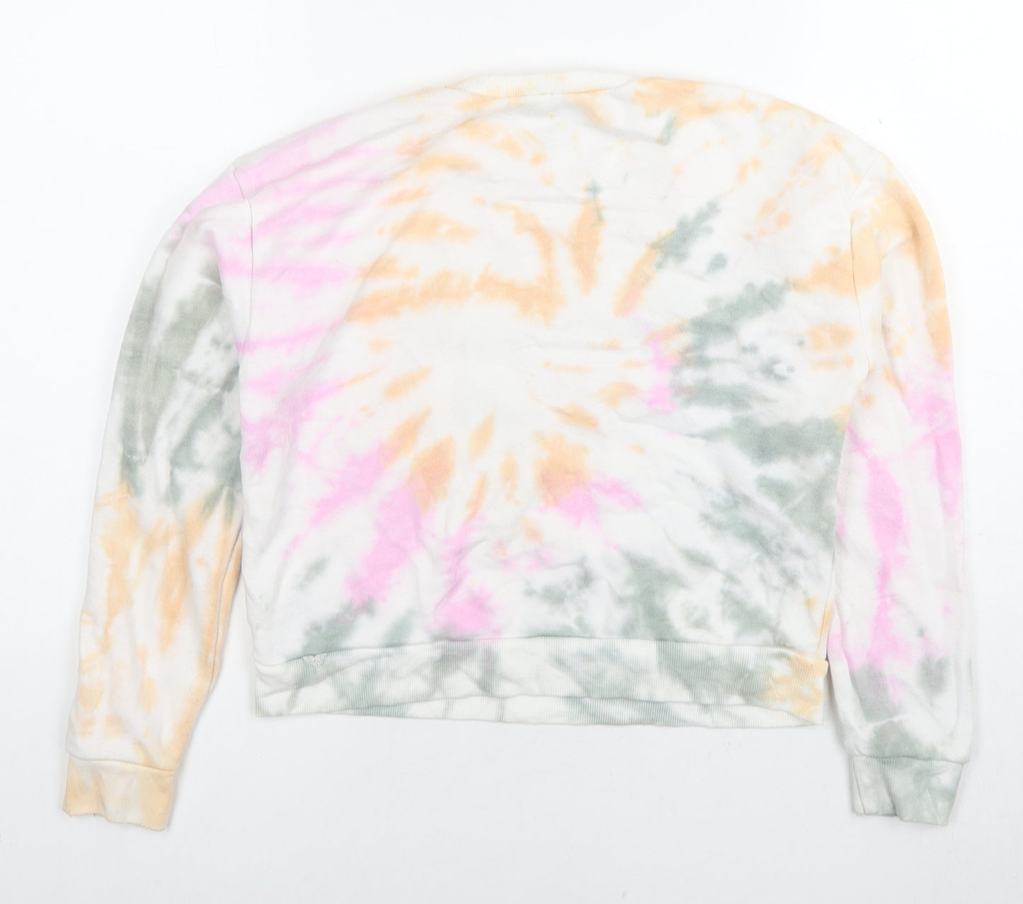 New Look Girls Multicoloured Cotton Pullover Sweatshirt Size 10-11 Years Pullover - N.Y.C Bronx