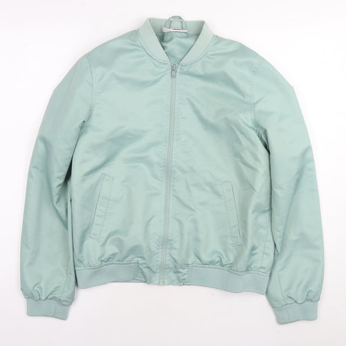Noisy may Womens Blue Jacket Size L Zip