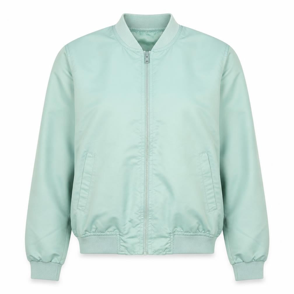 Noisy May Womens Blue Jacket Size L Zip