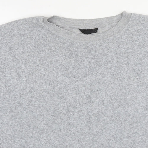 Topshop Womens Grey Polyester Pullover Sweatshirt Size 12 Pullover