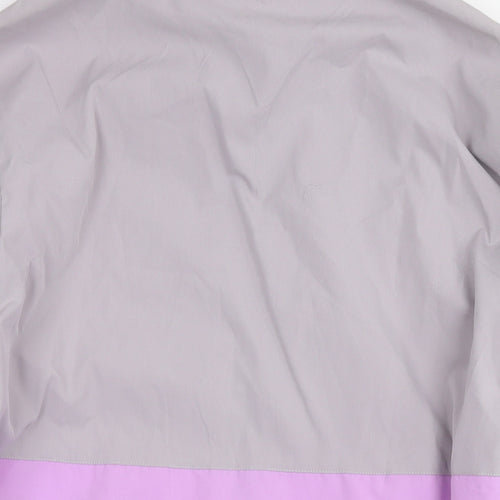 PRETTYLITTLETHING Womens Multicoloured Windbreaker Jacket Size 10 Zip