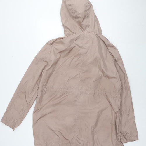 New Look Womens Beige Jacket Size L Zip