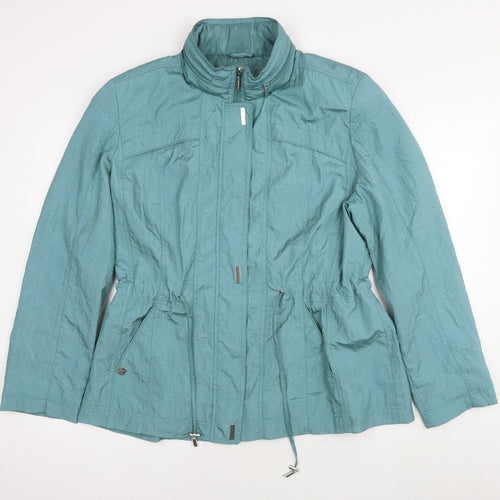 Klass Womens Blue Parka Coat Size 20 Zip