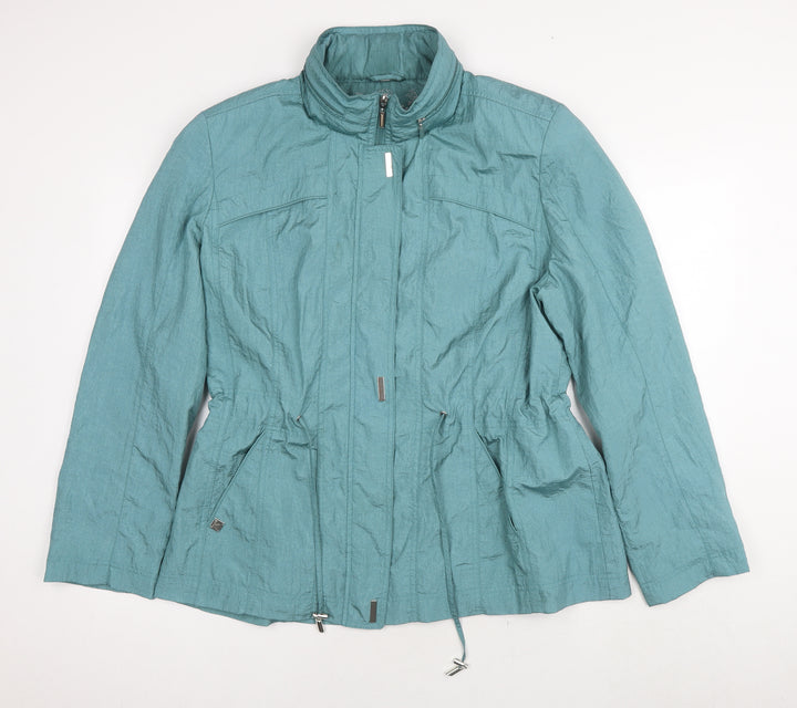 Klass Womens Blue Parka Coat Size 20 Zip