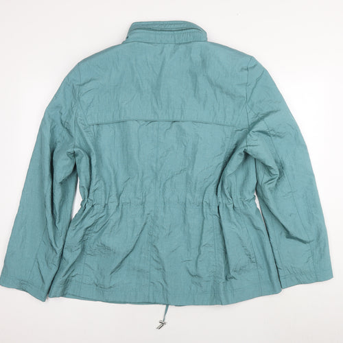 Klass Womens Blue Parka Coat Size 20 Zip