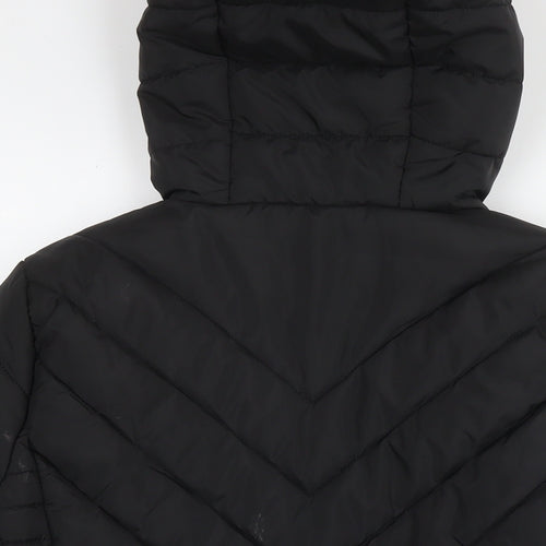 New Look Womens Black Jacket Size 12 Zip