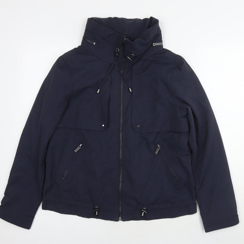 Principles Womens Blue Jacket Size 12 Zip