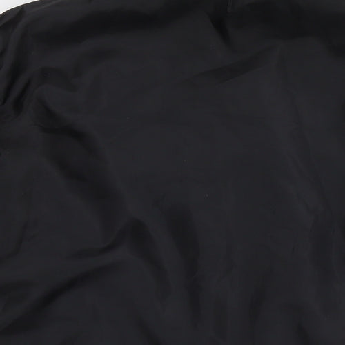 Crane Sports Mens Black Jacket Size M Zip - Reversible