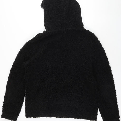 H&M Womens Black Polyester Pullover Sweatshirt Size M Pullover