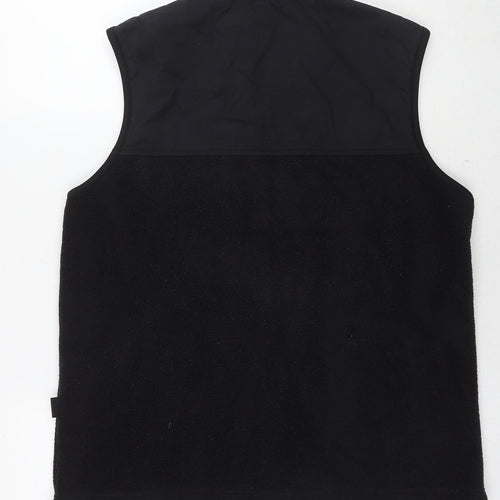 Bonmarché Womens Black Gilet Waistcoat Size M Zip