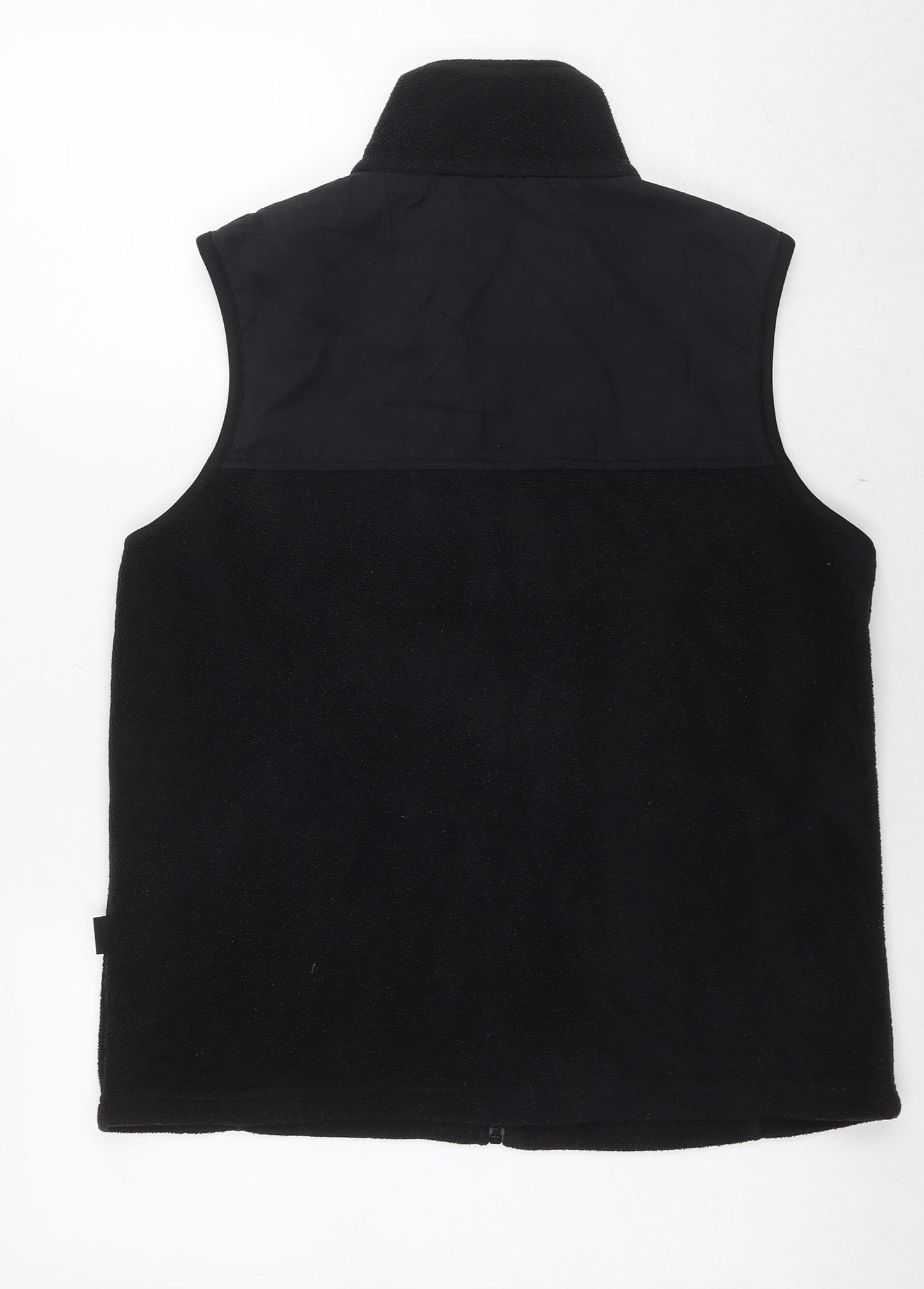 Bonmarché Womens Black Gilet Waistcoat Size M Zip