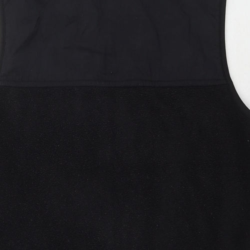 Bonmarché Womens Black Gilet Waistcoat Size M Zip