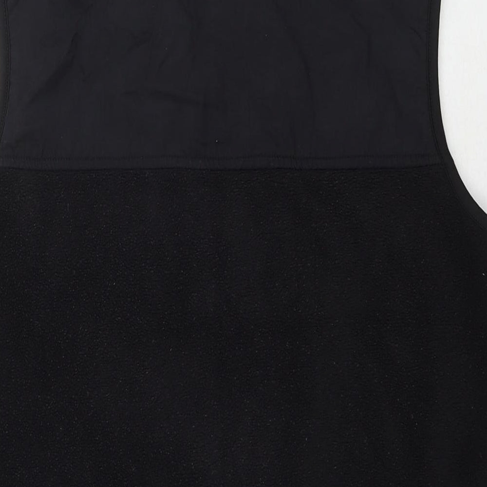 Bonmarché Womens Black Gilet Waistcoat Size M Zip