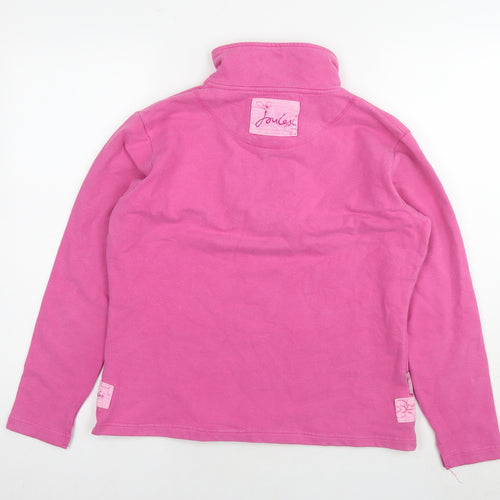 Joules Womens Pink Cotton Pullover Sweatshirt Size 16 Pullover
