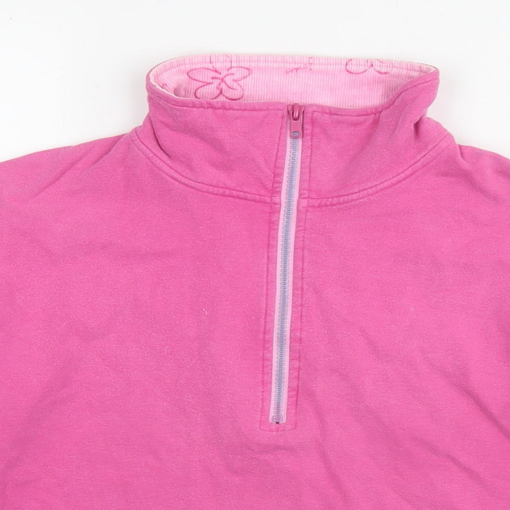 Joules Womens Pink Cotton Pullover Sweatshirt Size 16 Pullover