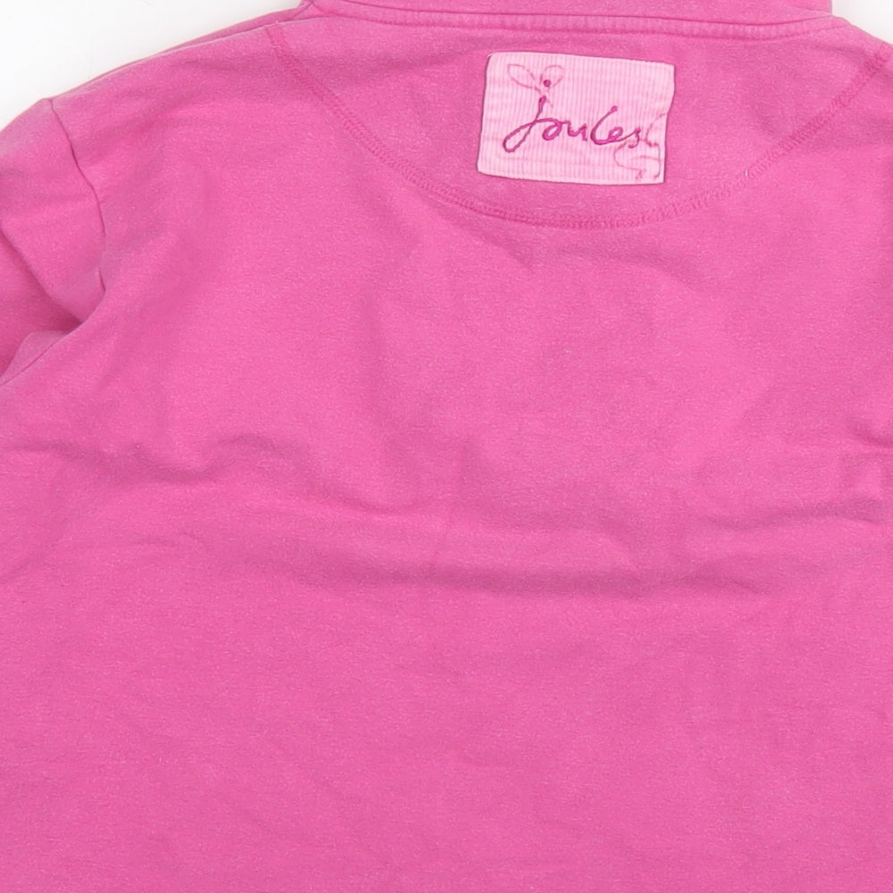 Joules Womens Pink Cotton Pullover Sweatshirt Size 16 Pullover
