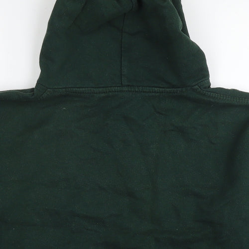 Leeds University Womens Green Polyester Pullover Hoodie Size S Pullover