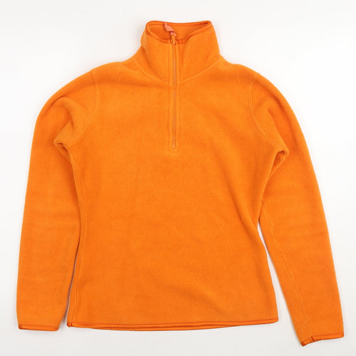 Wallis Womens Orange Polyester Pullover Sweatshirt Size 8 Pullover