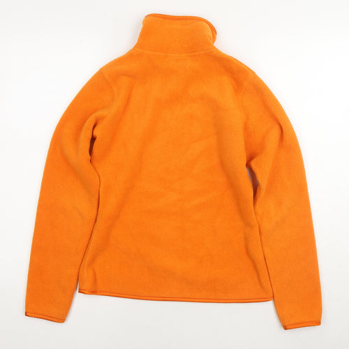 Wallis Womens Orange Polyester Pullover Sweatshirt Size 8 Pullover