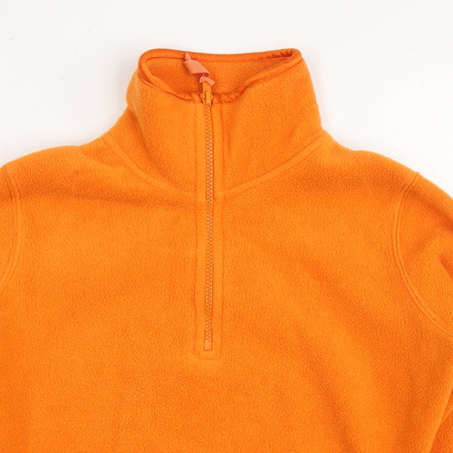 Wallis Womens Orange Polyester Pullover Sweatshirt Size 8 Pullover