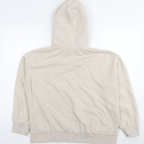H&M Womens Beige Cotton Pullover Hoodie Size S Pullover - N.Y.C