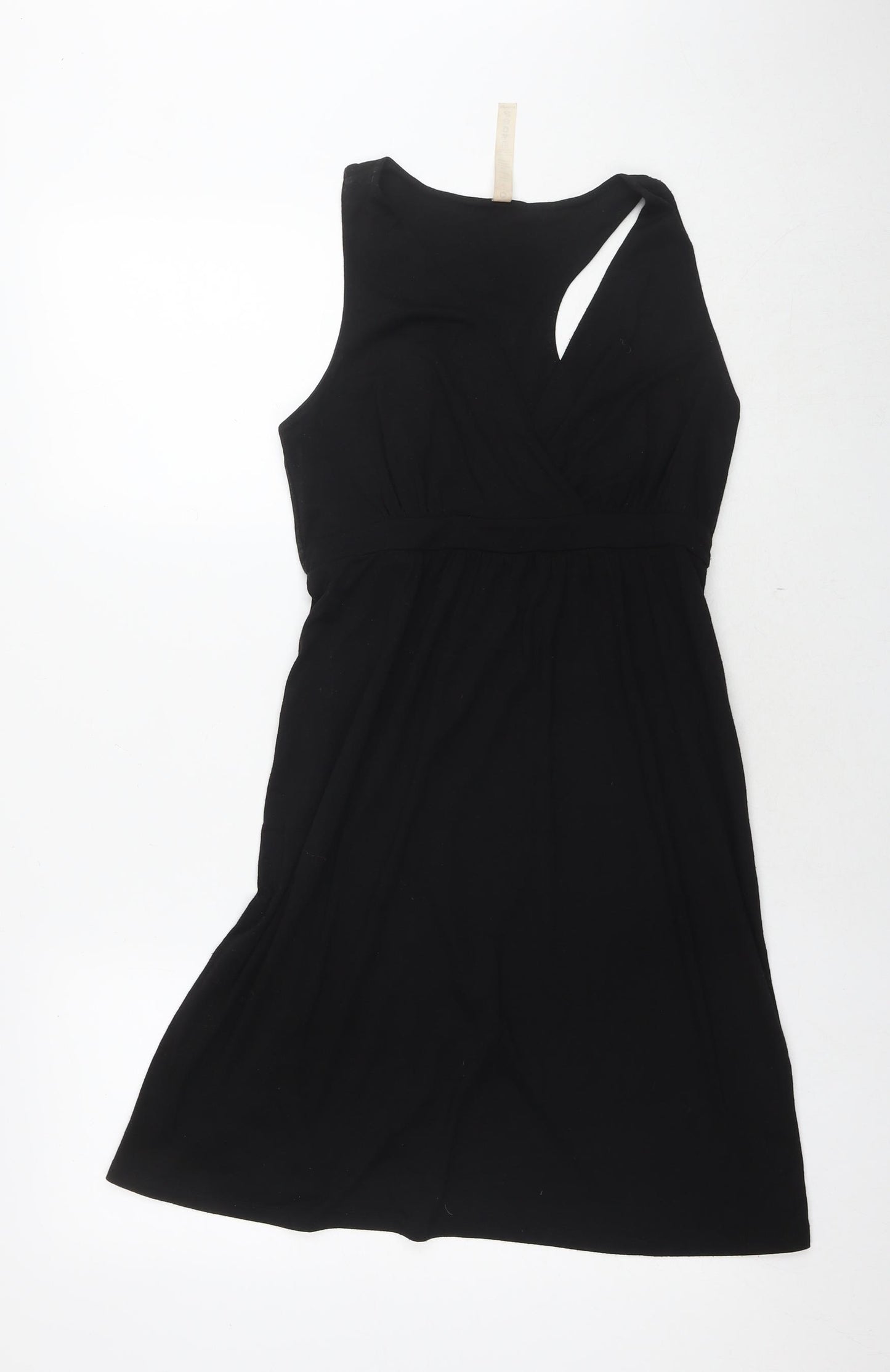 Active Life Womens Black Polyester Tank Dress Size M V-Neck Pullover