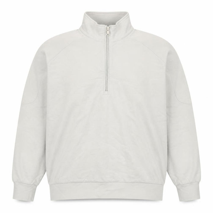 Mango Mens Ivory Cotton Pullover Sweatshirt Size S