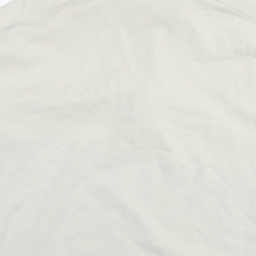 Mango Mens Ivory Cotton Pullover Sweatshirt Size S
