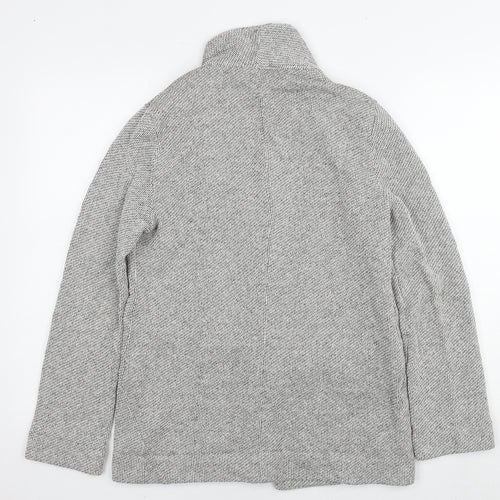 Topshop Womens Grey Kimono Jacket Size 8 Zip