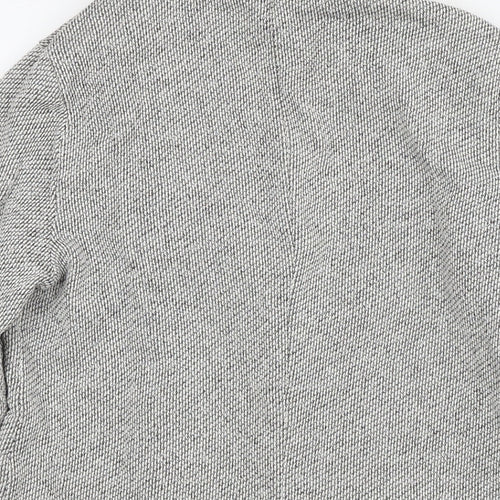 Topshop Womens Grey Kimono Jacket Size 8 Zip