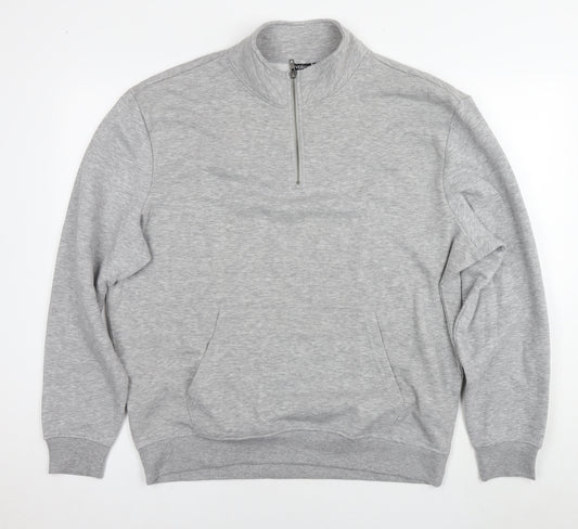 Livergy Mens Grey Polyester Pullover Sweatshirt Size L