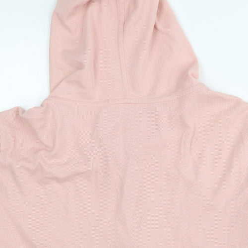 NEXT Womens Pink Cotton Full Zip Hoodie Size 18 Zip