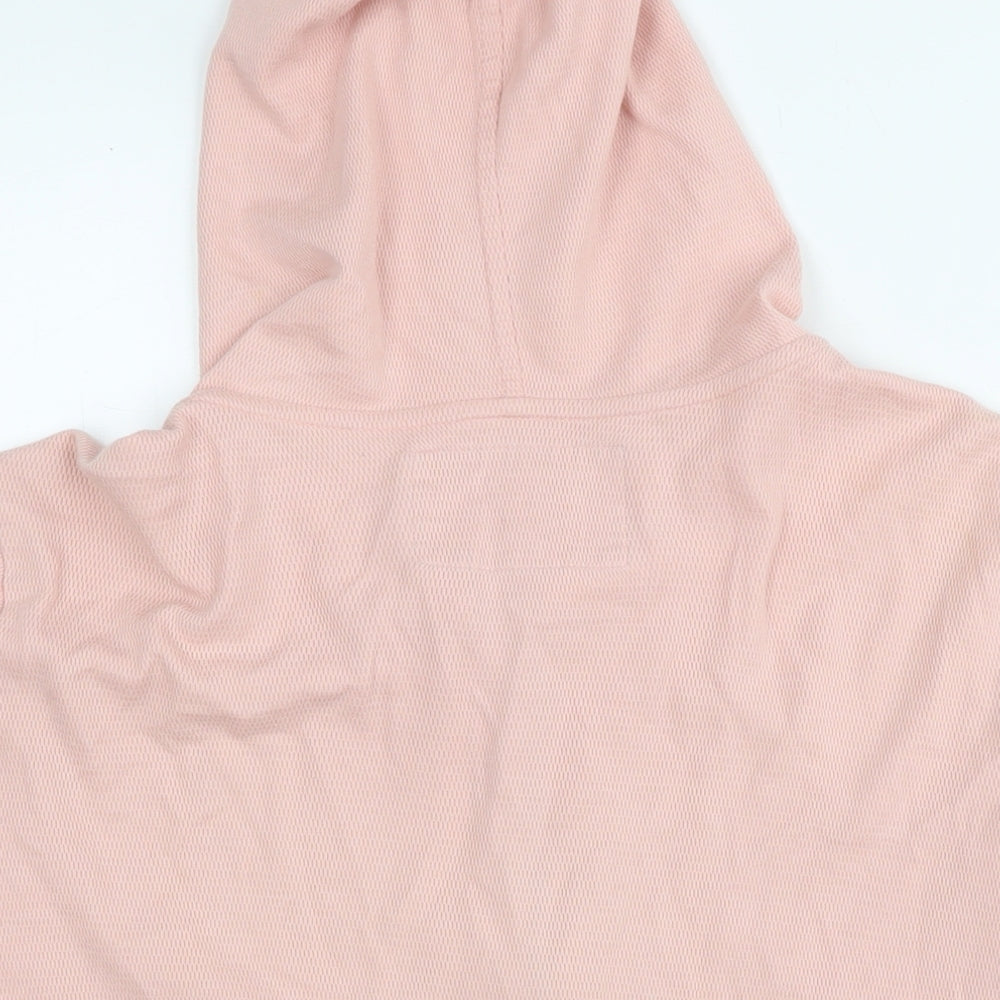 NEXT Womens Pink Cotton Full Zip Hoodie Size 18 Zip