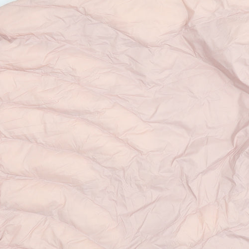 Marks and Spencer Womens Pink Jacket Size 22 Zip - Uneven insolation