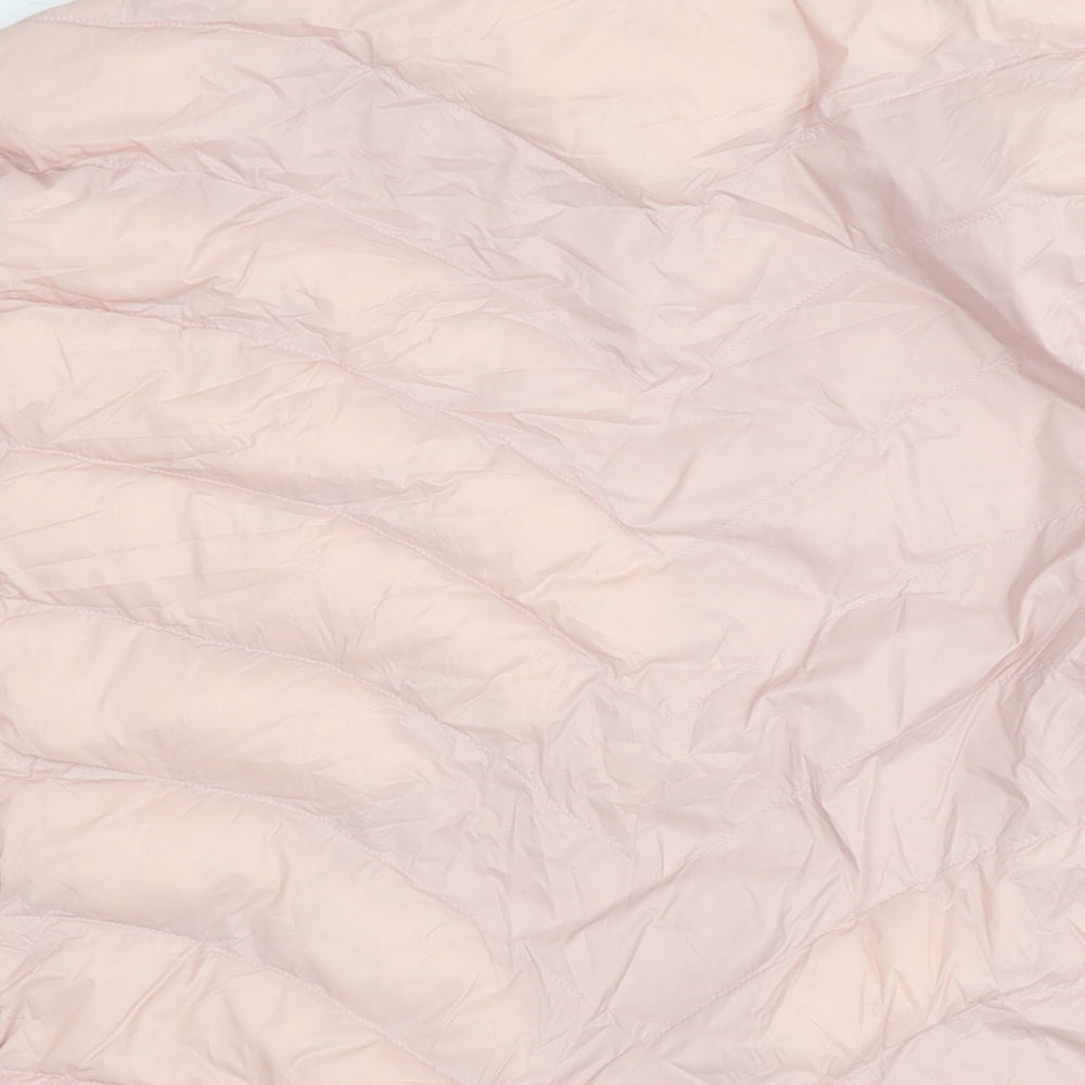 Marks and Spencer Womens Pink Jacket Size 22 Zip - Uneven insolation