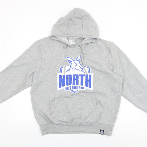 AFL Mens Grey Cotton Pullover Hoodie Size XL - North Melbourne