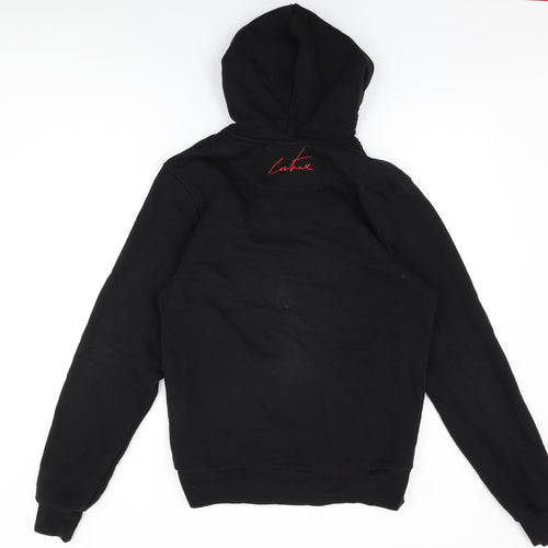 The Couture Club Mens Black Cotton Pullover Hoodie Size M - The Couture Club