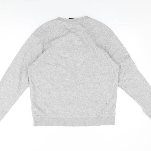 BT21 Womens Grey Cotton Pullover Sweatshirt Size S Pullover - Panda Print