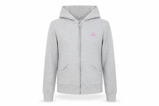 Olympus Girls Grey Cotton Full Zip Hoodie Size 14 Years Zip