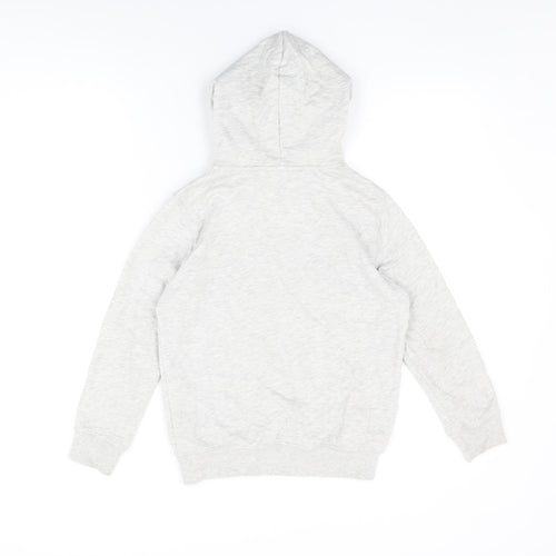 Batman Boys Grey Cotton Pullover Hoodie Size 9-10 Years Pullover - The Dark Knight