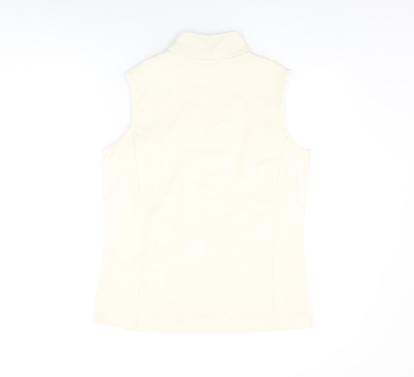 Damart Womens Ivory Gilet Jacket Size 14 Zip