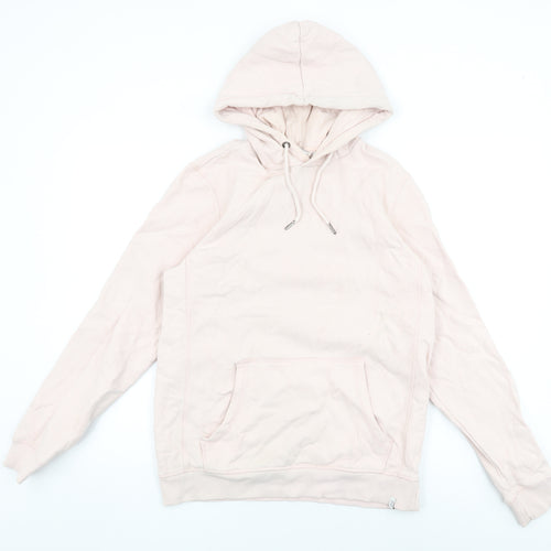 NEXT Womens Pink Cotton Pullover Hoodie Size M Pullover