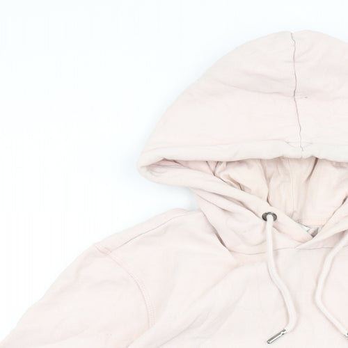 NEXT Womens Pink Cotton Pullover Hoodie Size M Pullover