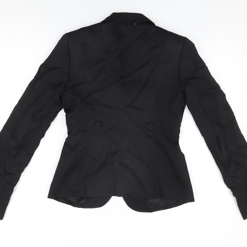 Joseph Womens Black Jacket Blazer Size 10 Button